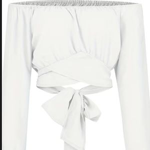 Brand new, never worn crop blouse. Cute for all occasions!